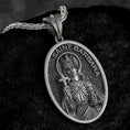 Load image into Gallery viewer, Saint Barbara Pendant – Sterling Silver Catholic Medal Necklace Patron Saint of Protection