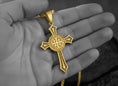Bild in Galerie-Betrachter laden, Knights Templar Cross Pendant – Sigillum Militum Xpisti Seal Necklace, Medieval Crusader Symbol in Silver