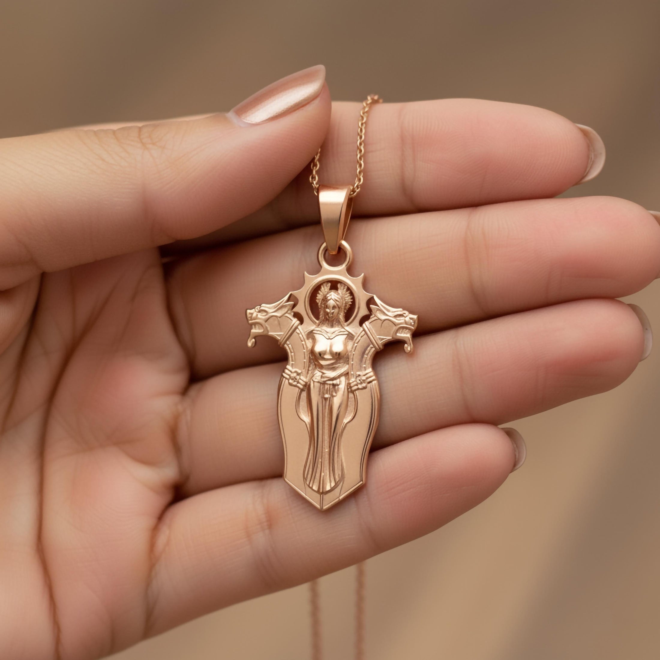 Gold Freya Pendant