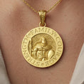 Load image into Gallery viewer, Gold Spartan Pendant - Engravable