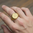 Load image into Gallery viewer, Saint Benedict Ring - Gold
