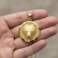 Load image into Gallery viewer, Gold Bear Pendant