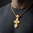Bild in Galerie-Betrachter laden, Double Sided Orthodox Cross Pendant