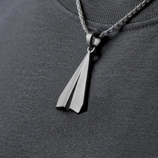 Origami Airplane Pendant