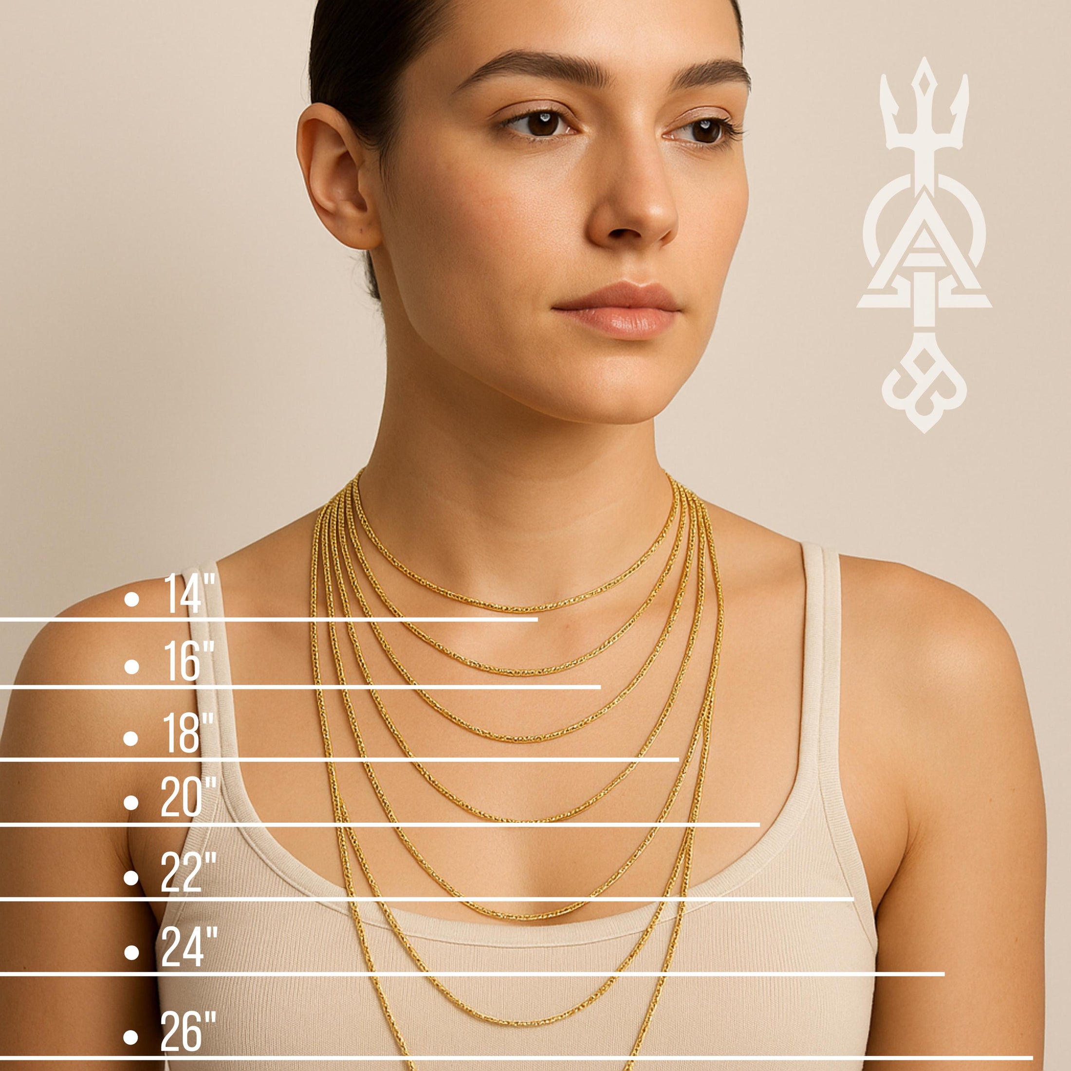 Gold Nefertiti Pendant