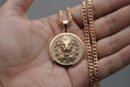 Load image into Gallery viewer, Gold Lion Pendant - Engravable