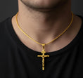 Load image into Gallery viewer, INRI Crucifix Pendant – 925 Sterling Silver Jesus Cross Necklace, Catholic Faith Jewelry for Men & Women