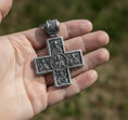 Load image into Gallery viewer, Byzantine Cross Pendant – 925 Silver Jesus and Virgin Mary Necklace, Orthodox Christian Faith Jewelry