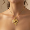 Load image into Gallery viewer, Gold Athena Pendant