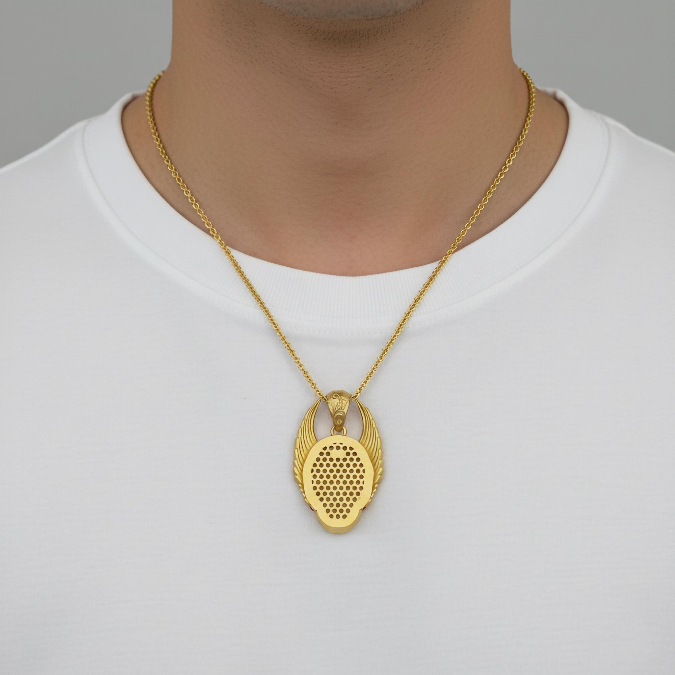 Gold Hermes Pendant