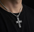 Load image into Gallery viewer, Crucifix Cross Pendant – 925 Silver Jesus Christ Necklace, Catholic Faith Jewelry for Men and Women