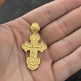 Bild in Galerie-Betrachter laden, Double Sided Orthodox Cross Pendant