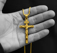 Load image into Gallery viewer, INRI Crucifix Pendant – 925 Sterling Silver Jesus Cross Necklace, Catholic Faith Jewelry for Men & Women