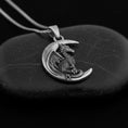 Load image into Gallery viewer, Moon Dragon Pendant