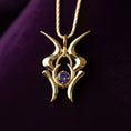 Load image into Gallery viewer, Shar Symbol Pendant – Gothic Baldur’s Gate