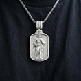 Load image into Gallery viewer, Saint Paul Pendant – Sterling Silver Dog Tag Style Engravable Christian Necklace