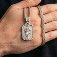 Load image into Gallery viewer, Saint Paul Pendant – Sterling Silver Dog Tag Style Engravable Christian Necklace