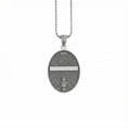 Load image into Gallery viewer, Oval Saint Anastasia Pendant – Sterling Silver Engravable Orthodox Christian Medal