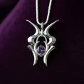 Load image into Gallery viewer, Shar Symbol Pendant – Gothic Baldur’s Gate