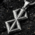 Bild in Galerie-Betrachter laden, Berserk Inspired Brand of Sacrifice Pendant – Sterling Silver Anime Mark Necklace