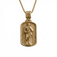 Load image into Gallery viewer, Saint Paul Pendant – Sterling Silver Dog Tag Style Engravable Christian Necklace