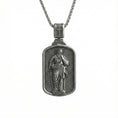 Load image into Gallery viewer, Saint Paul Pendant – Sterling Silver Dog Tag Style Engravable Christian Necklace