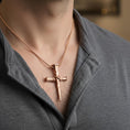 Load image into Gallery viewer, Crucifixion Nail Cross Pendant