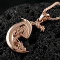 Load image into Gallery viewer, Sleeping Dragon Pendant