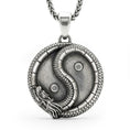 Load image into Gallery viewer, Jade Dragon Yin Yang Pendant