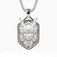Load image into Gallery viewer, Oni Mask Pendant – Japanese Demon