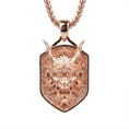 Load image into Gallery viewer, Oni Mask Pendant – Japanese Demon