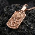Load image into Gallery viewer, Chinese Serpent Pendant