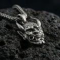 Load image into Gallery viewer, Oni Mask Pendant