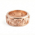 Load image into Gallery viewer, Elephant Spinner Band Ring