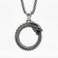 Load image into Gallery viewer, Ouroboros Dragon Pendant