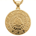Load image into Gallery viewer, Valknut Norse Rune Pendant