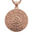 Load image into Gallery viewer, Valknut Norse Rune Pendant