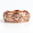Load image into Gallery viewer, Lotus Flower Band Ring