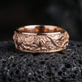 Load image into Gallery viewer, Lotus Flower Band Ring