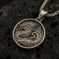 Load image into Gallery viewer, Eastern Dragon Medallion Pendant