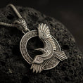 Load image into Gallery viewer, Celtic Raven Pendant