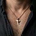 Load image into Gallery viewer, Origami Sparrow Pendant