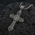 Load image into Gallery viewer, Gothic Crucifix Cross Pendant