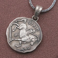 Load image into Gallery viewer, Ancient Greek God Coin Pendant