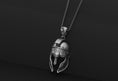 Bild in Galerie-Betrachter laden, Spartan Warrior Helmet Necklace