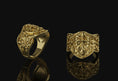 Bild in Galerie-Betrachter laden, Cross Ring Gold Finish