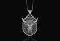 Load image into Gallery viewer, Personalized Bull Pendant