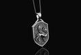 Load image into Gallery viewer, Silver Gryphon Pendant