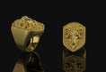 Load image into Gallery viewer, Ram Ring Gold Finish