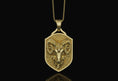 Load image into Gallery viewer, Gothic Ram Head Necklace